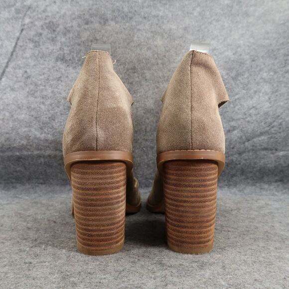 Steve Madden Shoes Womens 9.5 Sandal Block Heel Leather Lace Up Fashion Open Toe - Picture 4 of 14